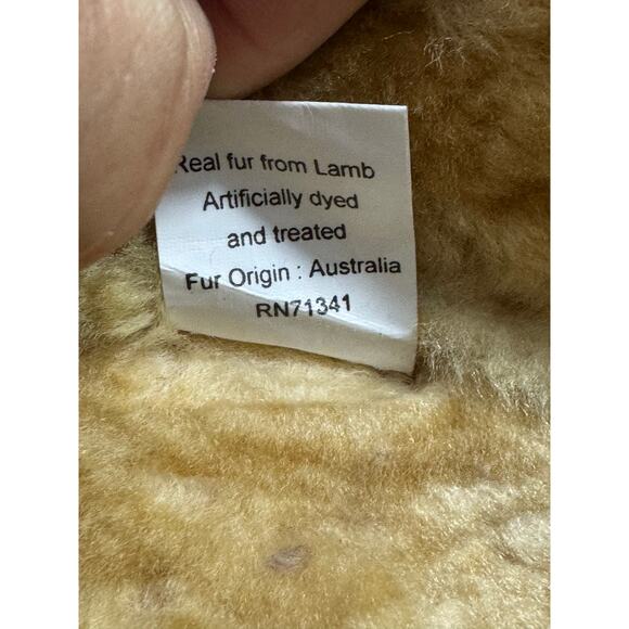 L.L. Bean Scuff Slippers Mens Size 10M Brown Leather Lamb wool Flat main image 12